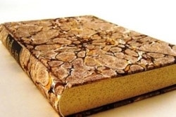 Indbunden bog af bogbinder til bogsamler. Ombinding af bøger