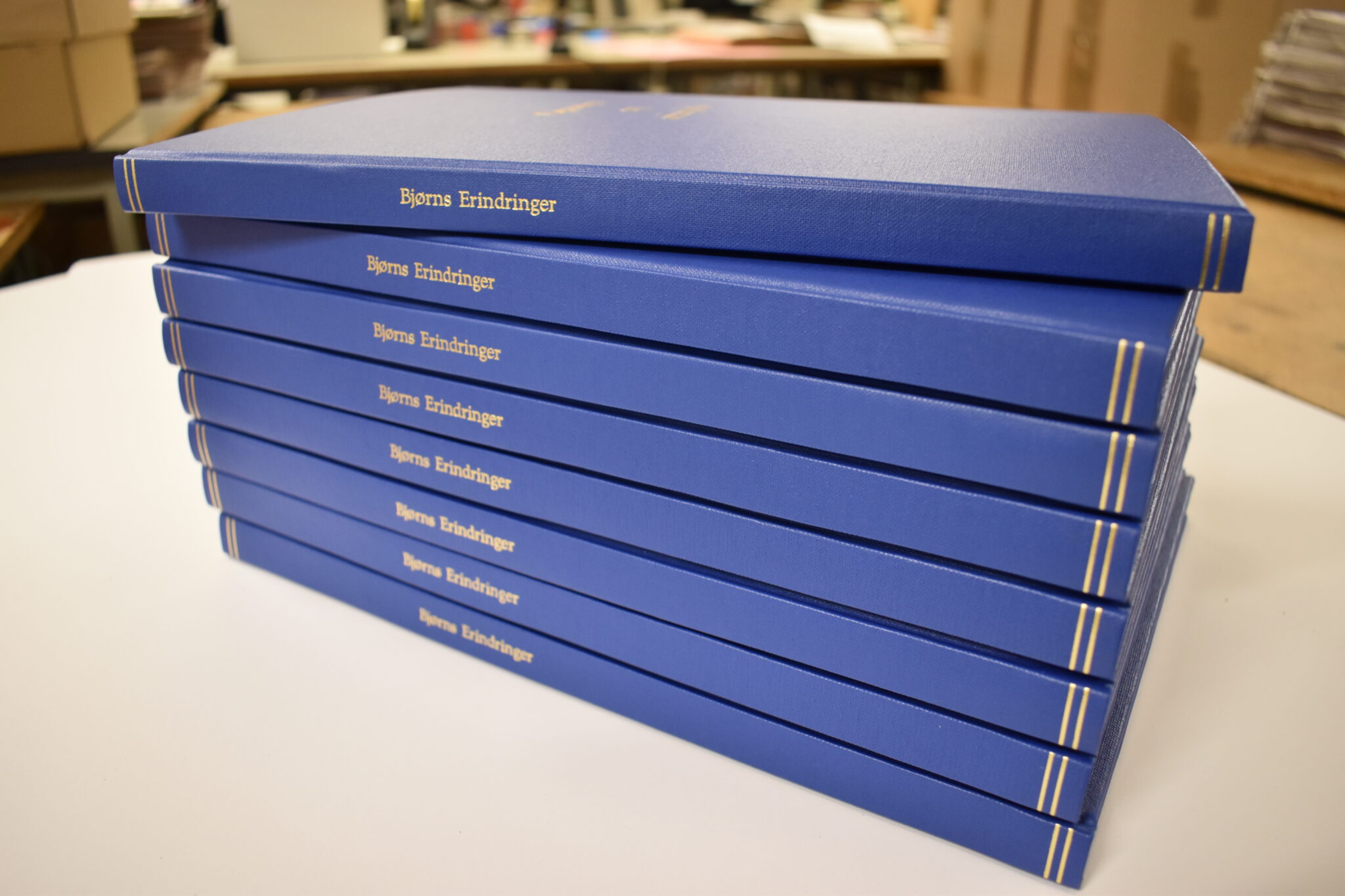 Vi binder Bjørns Erindringer ind til flot bog - vi skal bare have en fil
